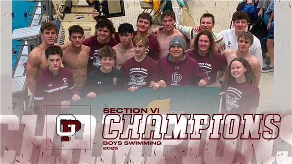 Boys Swimming - Section VI Class A Champions